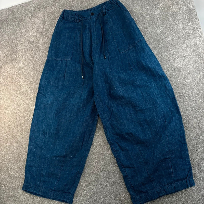 Frizmworks Linen Balloon Pant Indigo L