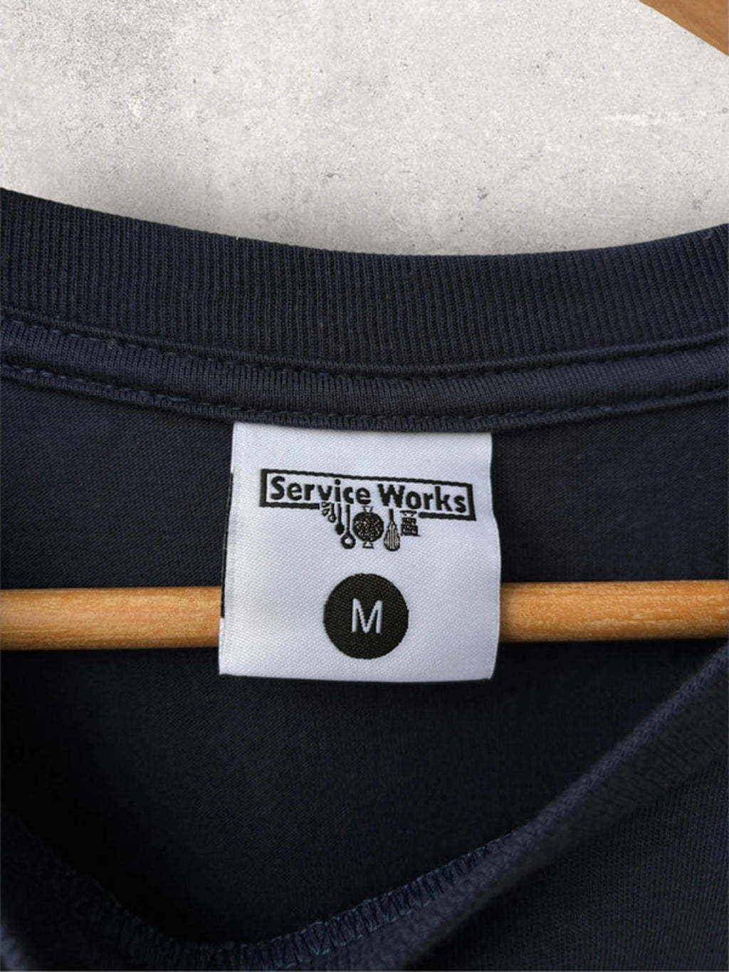 Service Works Soirée Long Sleeve T-Shirt Navy M