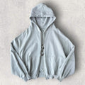 Scuffers Steel Grey Zipper Hoodie L