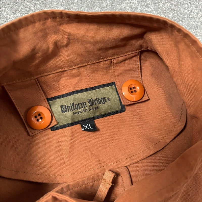Uniform Bridge Cropped Field Jacket Brick XL