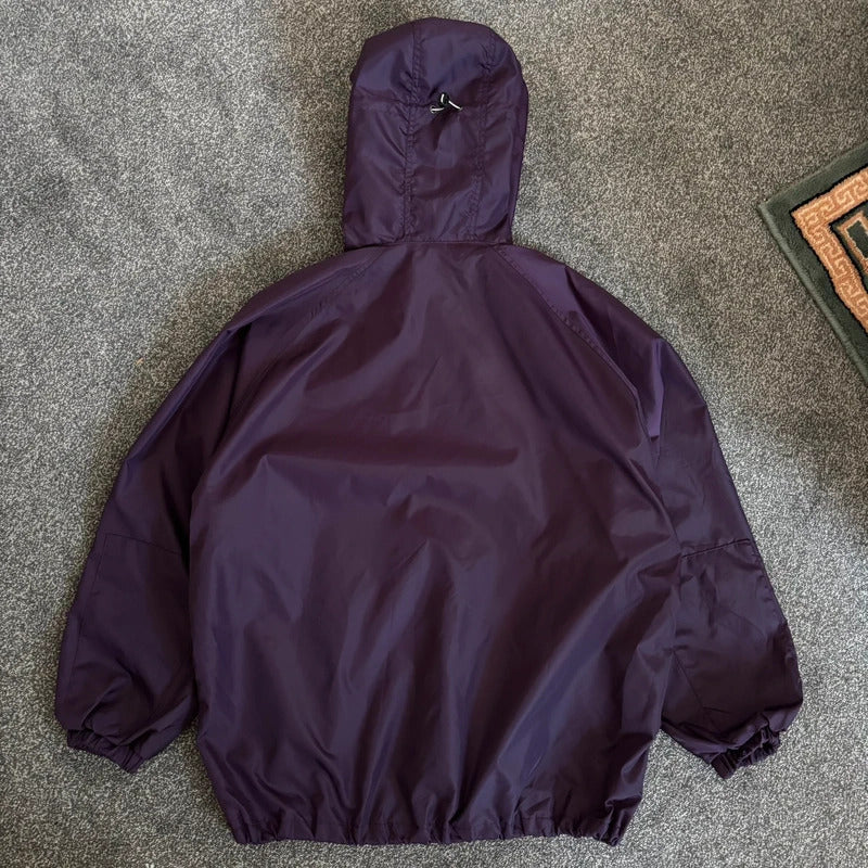 Anglan Tech Pullover Anorak Purple L