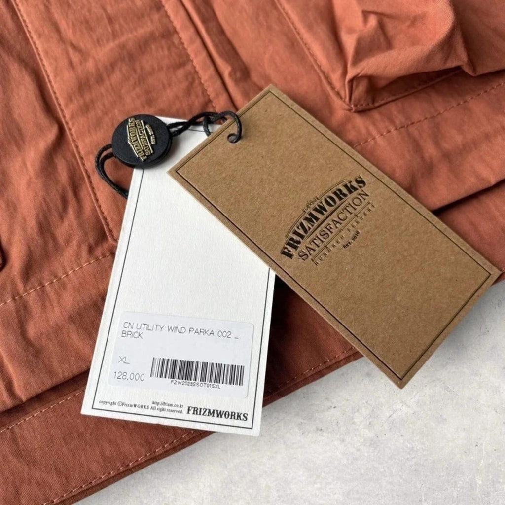 BNWT Frizmworks CN Utility Wind Parka Brick XL
