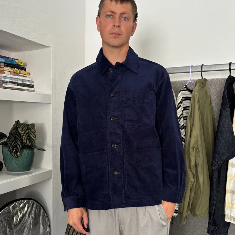 Frizmworks Corduroy French Works Jacket Navy M