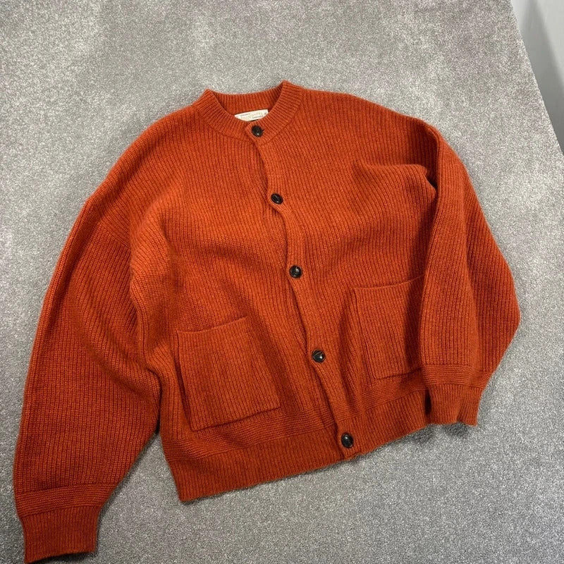 Frizmworks Heavy Wool Cardigan Brick XL