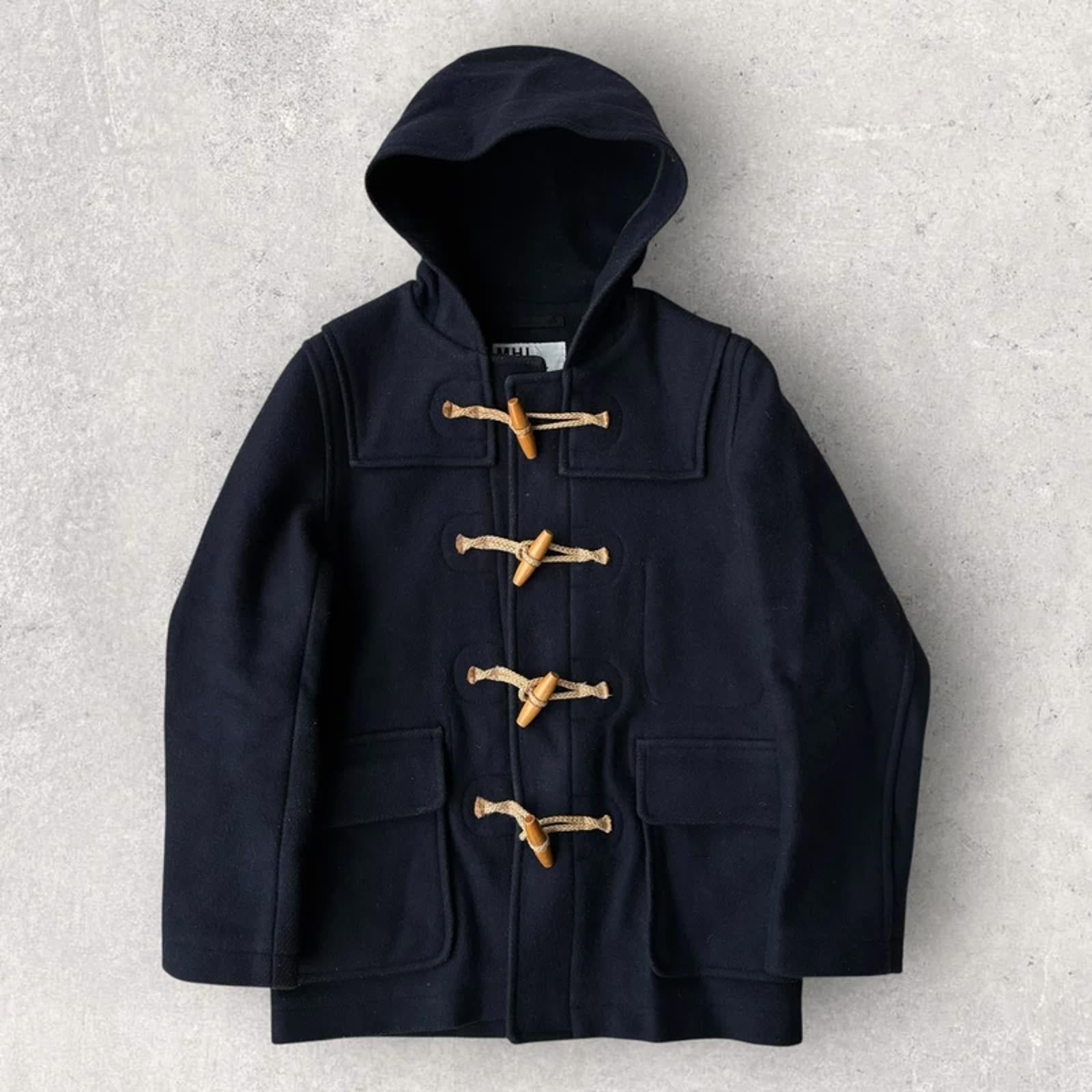 Margaret Howell Navy Wool Duffle Coat Navy S Japan import