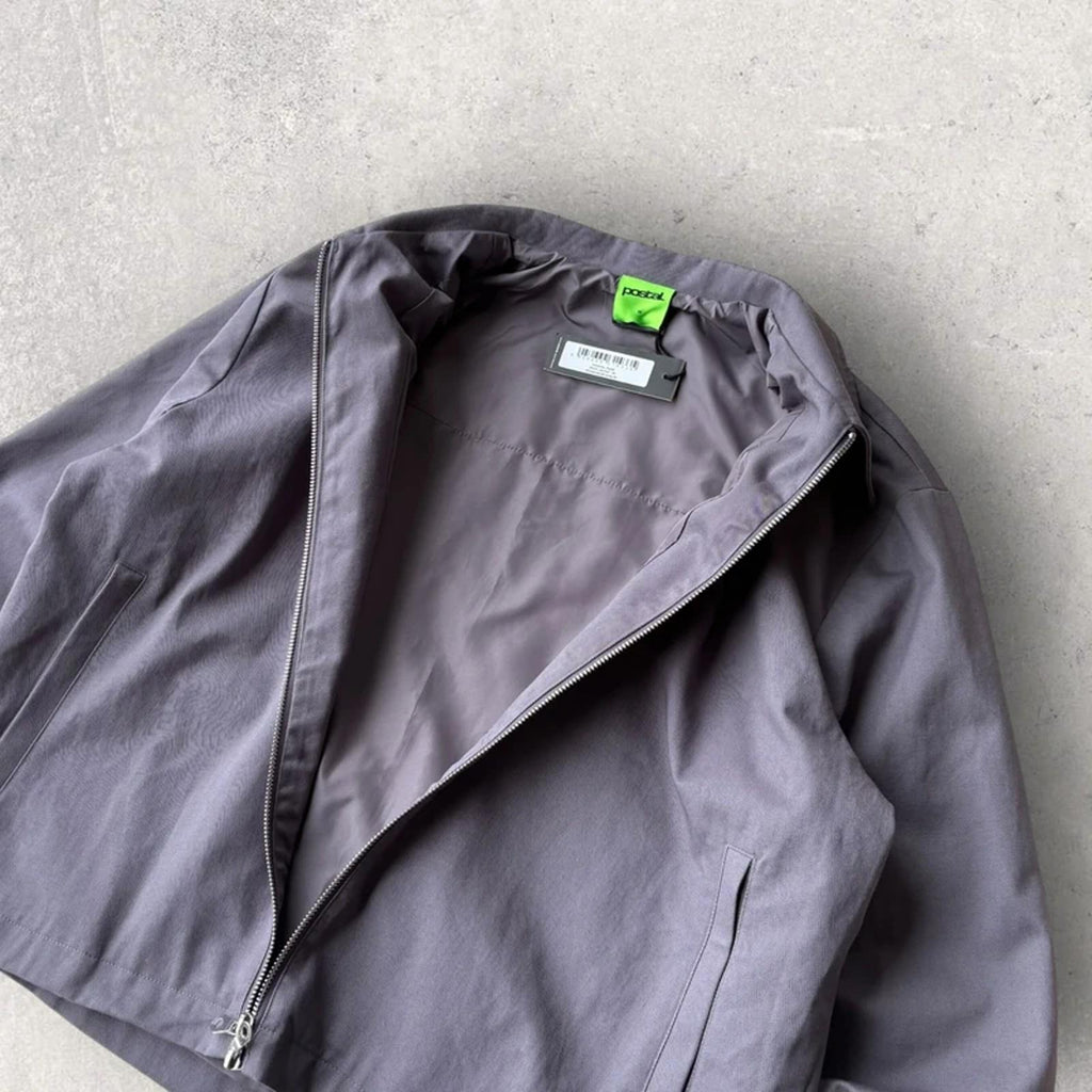 BNWT Postal Double Zip Work Jacket Grey M