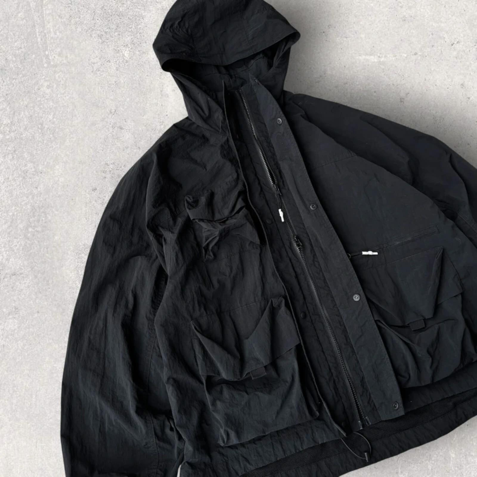 Uniform Bridge Tech Utility Parka Black L