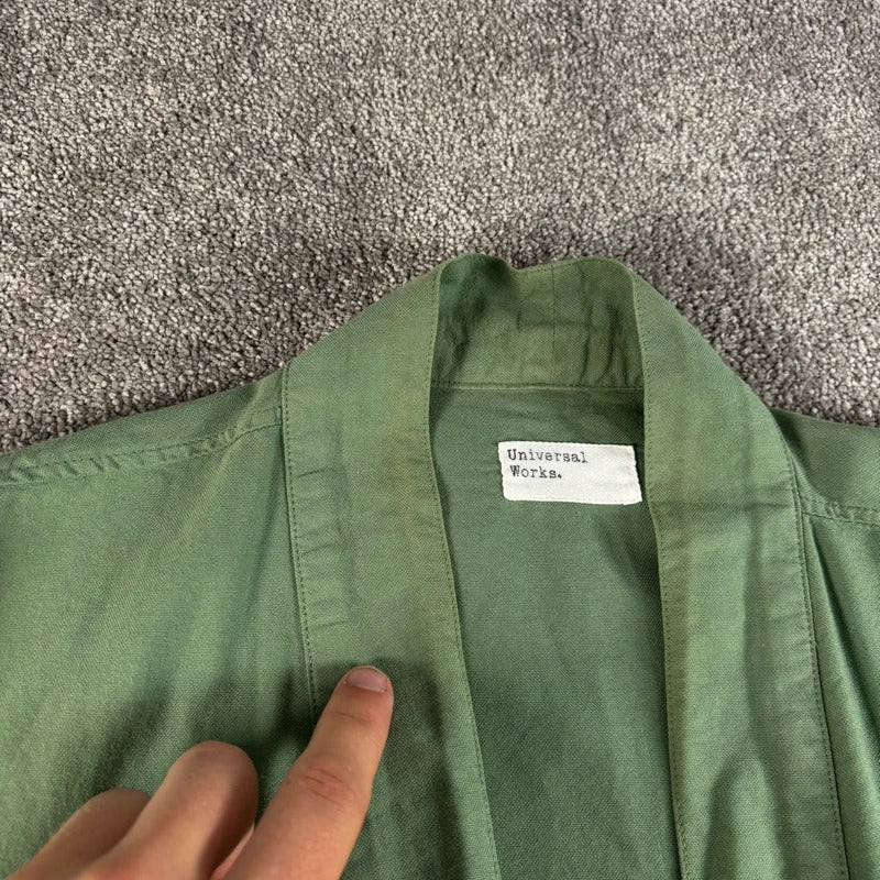 Universal Works Kyoto Work Shirt Green S