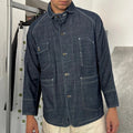 Frizmworks French Utility Chore Shirt Indigo M