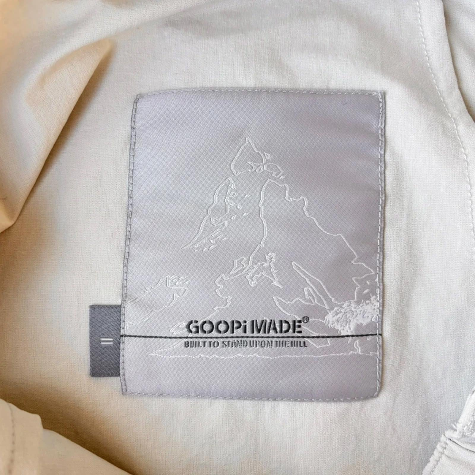 GOOPiMADE Baggy Wide Tech Pant Ivory M Korea Import Techwear