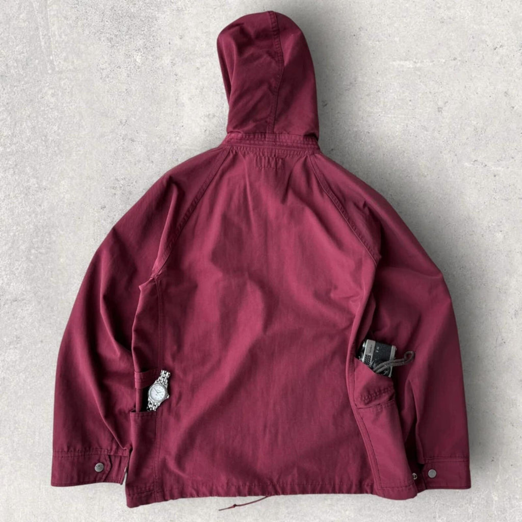 Sassafras Gardners Utility Jacket Burgundy S