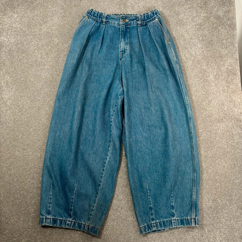 Anglan Ultra Baggy Balloon Denim Jean L