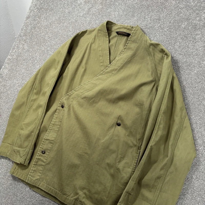 Uniform Bridge Herringbone Kendo Jacket Olive L