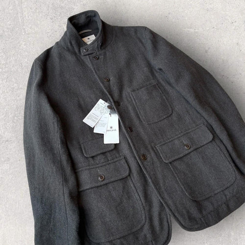 BNWT Snow Peak Japan Herringbone Tweed Jacket Moss M