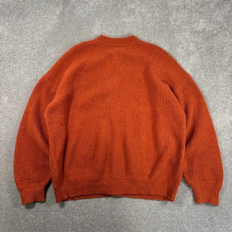 Frizmworks Heavy Wool Cardigan Brick XL