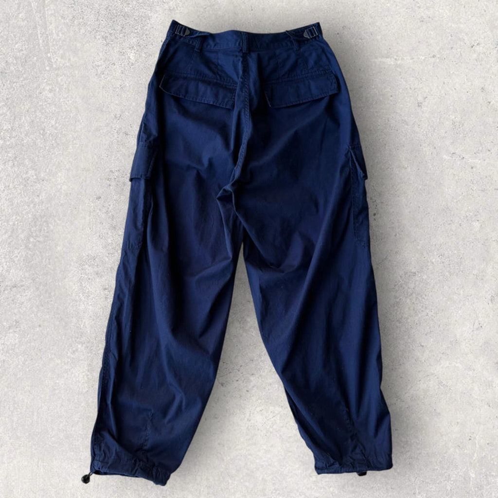 Universal Works Cotton Cargo Wide Trouser Navy W28