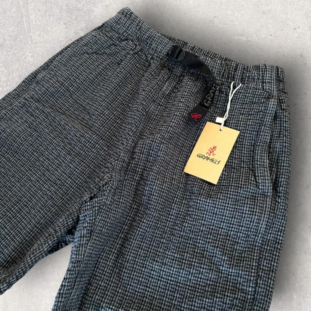 Gramicci O.G Seersucker Plaid G Short Deep Grey S Gorpcore BNWT