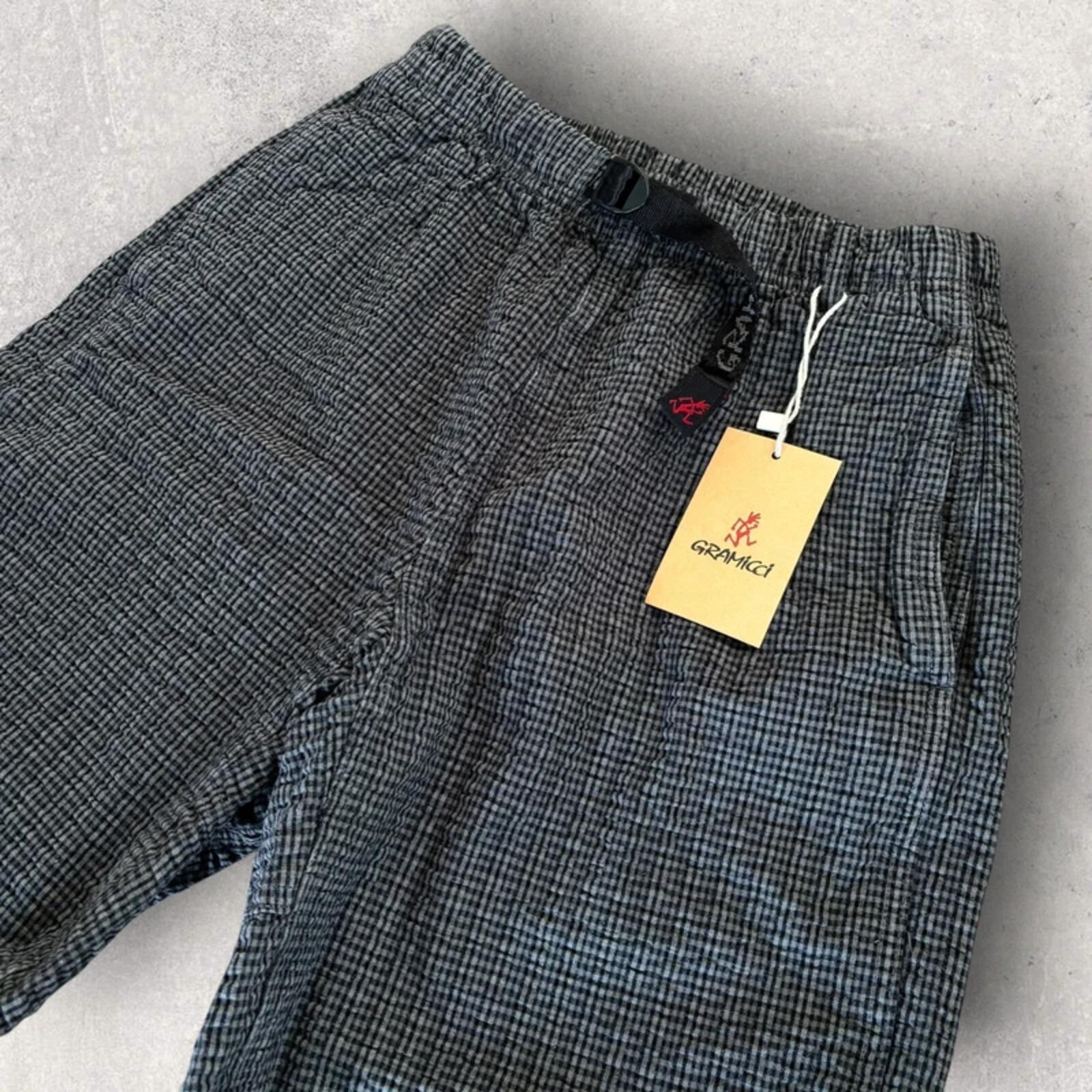 Gramicci O.G Seersucker Plaid G Short Deep Grey S Gorpcore BNWT