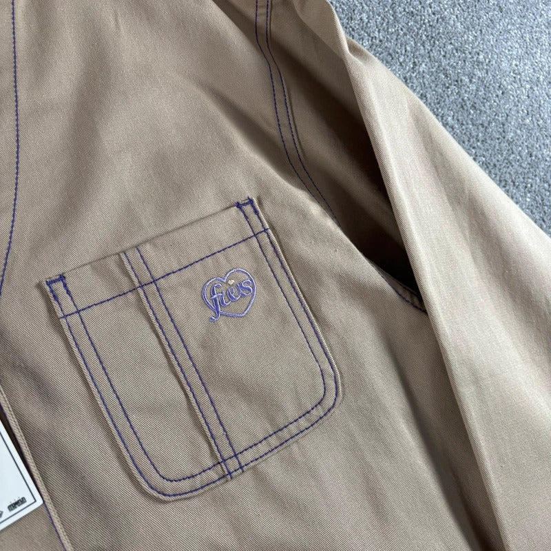 Frizmworks X TGT Liner Work Cardigan Beige M