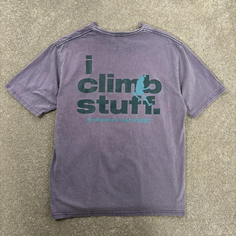 Gramicci Graphic T Shirt Purple M
