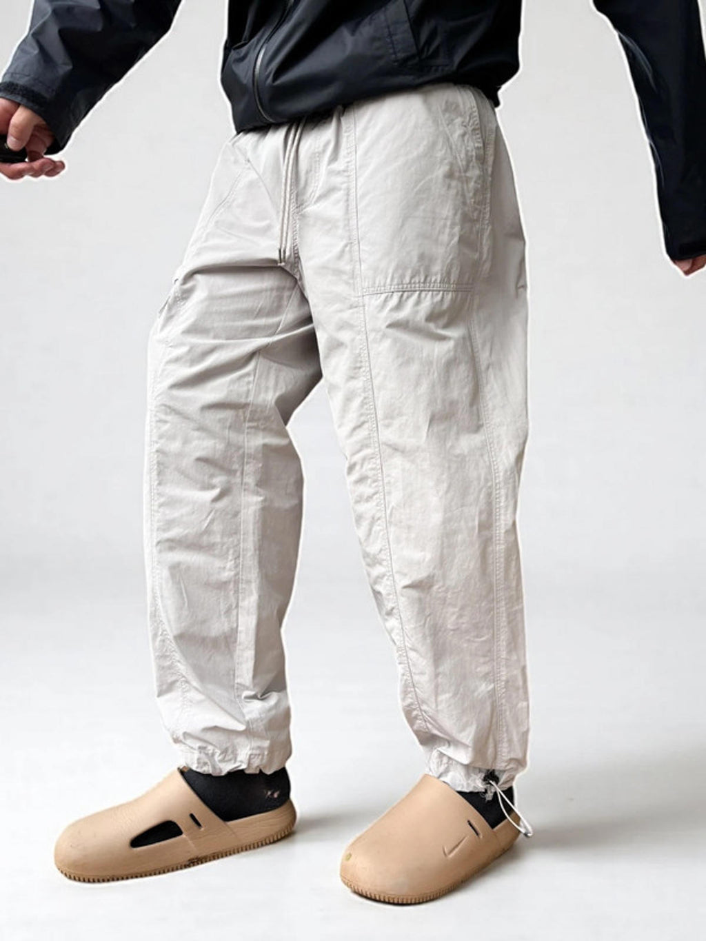 FrizmWorks Division Pants Grey / Off White Size M