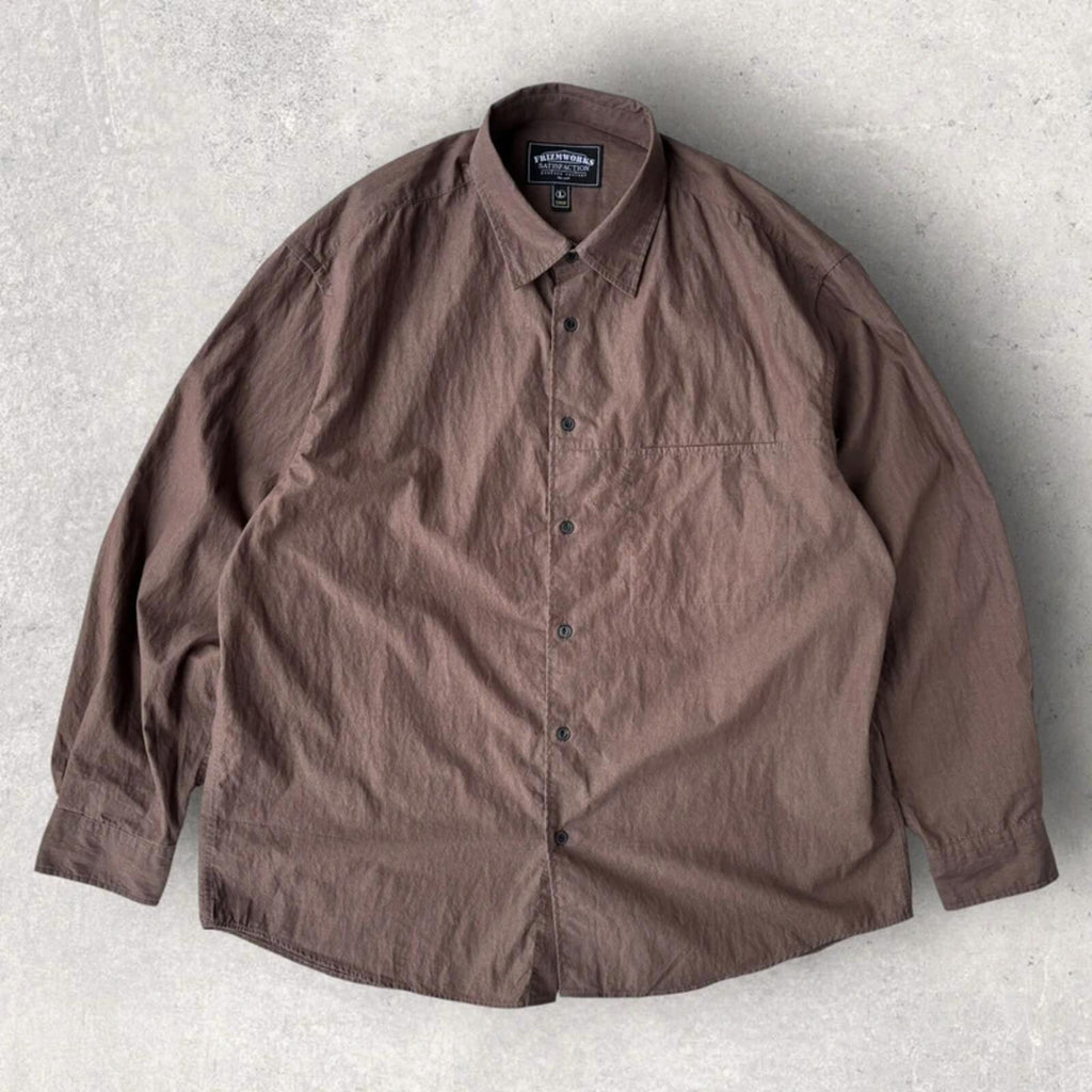 Frizmworks Soft Touch Relaxed Shirt Brown L