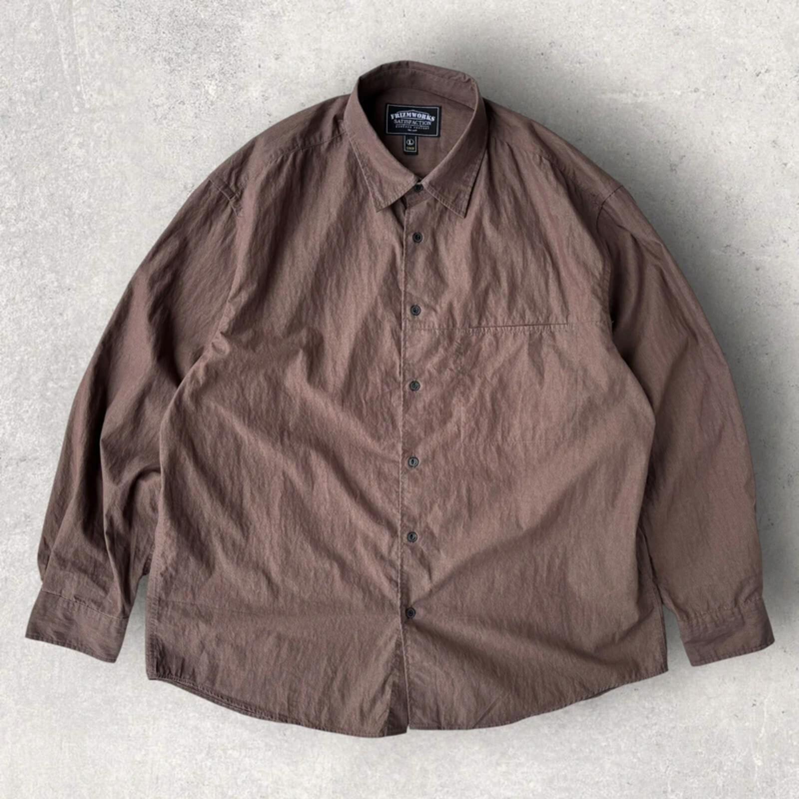 Frizmworks Soft Touch Relaxed Shirt Brown L