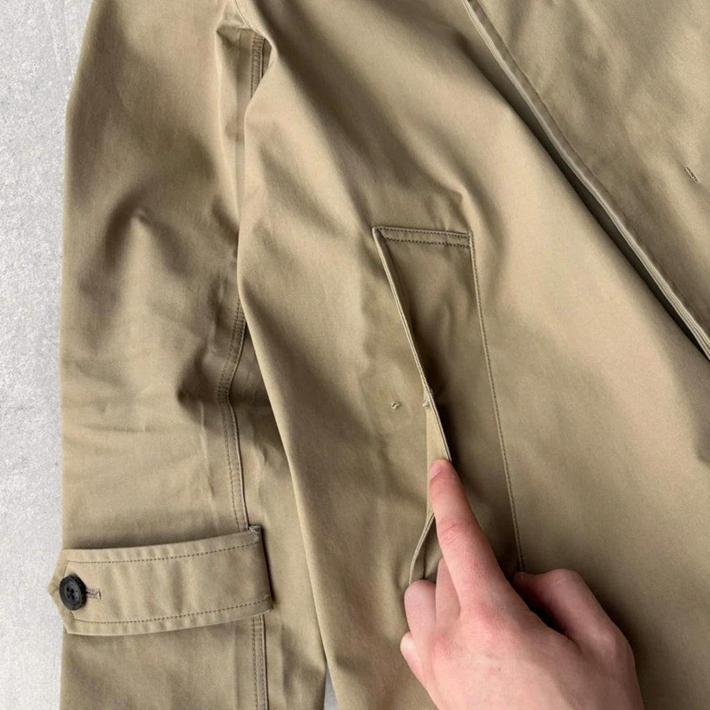 Nanamica Gore-Tex Overcoat Beige S Japan Techwear