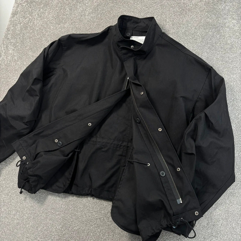 Uniform Bridge Cropped Fishtail Jacket Black L