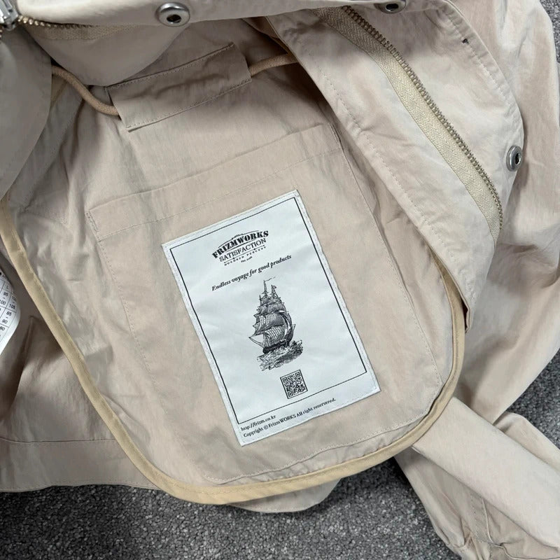 Frizmworks Hooded Oscar Jacket Ivory M