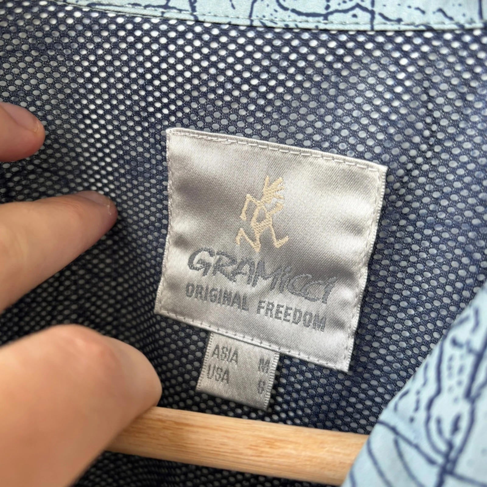 Gramicci Yosemite Camp Shirt Blue Size M