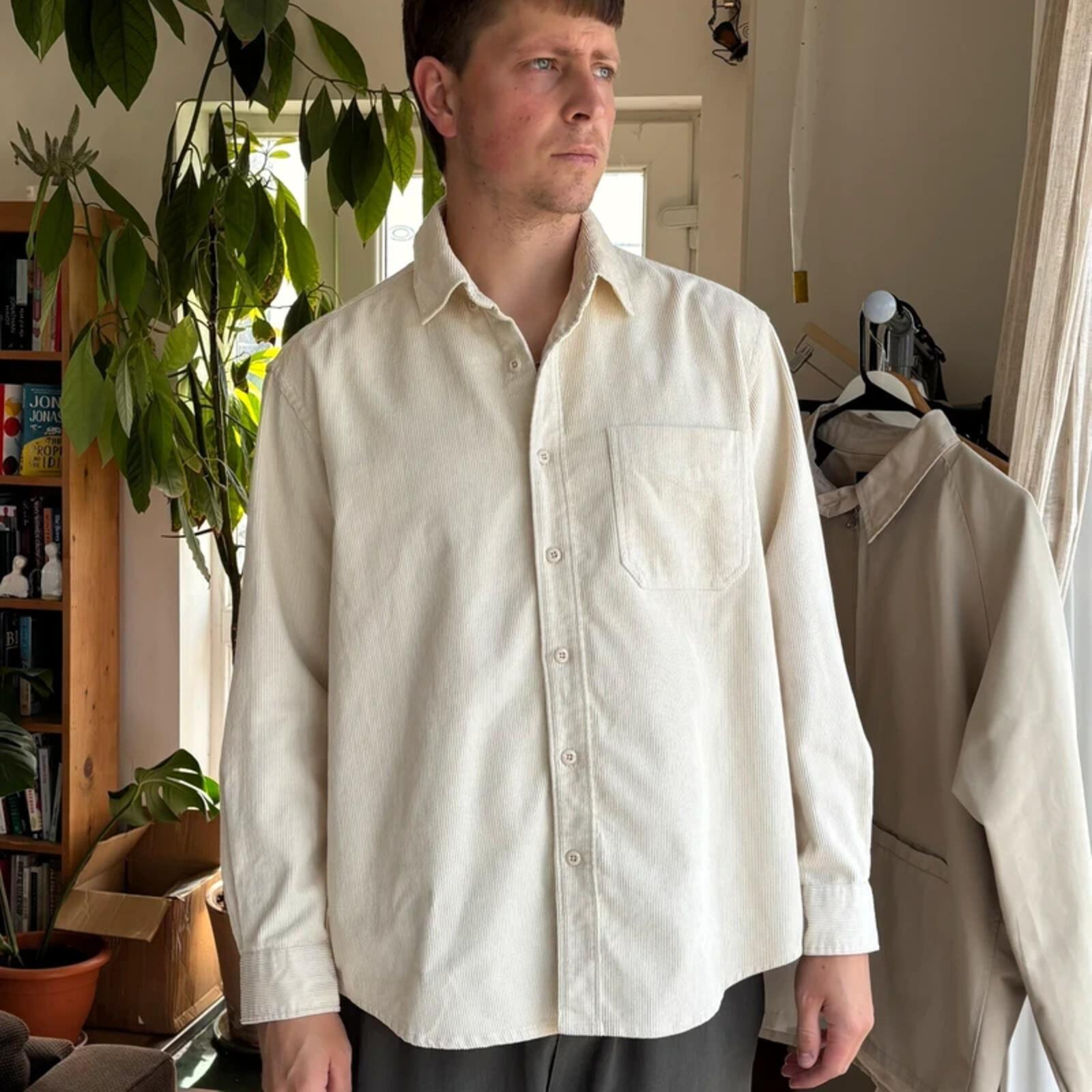 Frizmworks OG Corduroy Shirt Ivory M