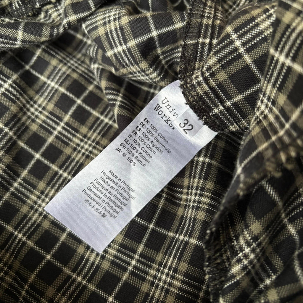 Universal Works Braga Check Pant 32