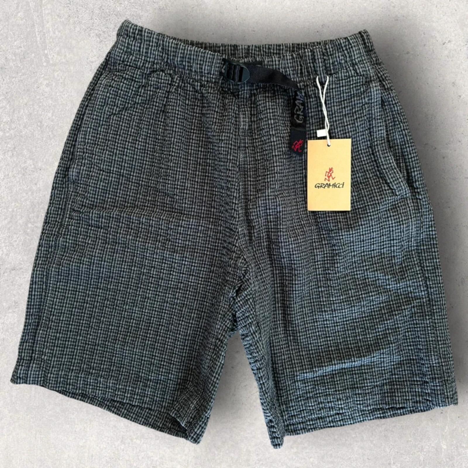 Gramicci O.G Seersucker Plaid G Short Deep Grey S Gorpcore BNWT