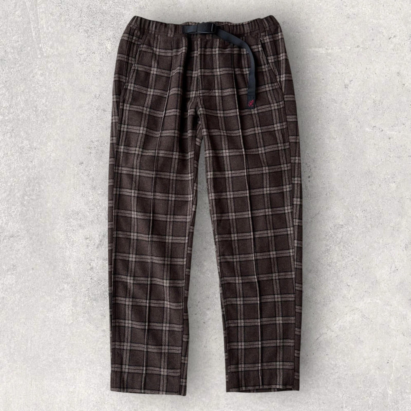 Gramicci Check Brown Trousers Japan import S