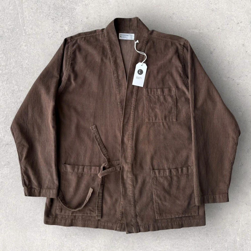 BNWT Universal Works Kyoto Work Jacket Brown Cord L