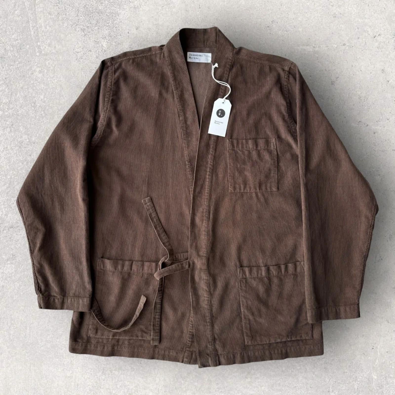 BNWT Universal Works Kyoto Work Jacket Brown Cord L