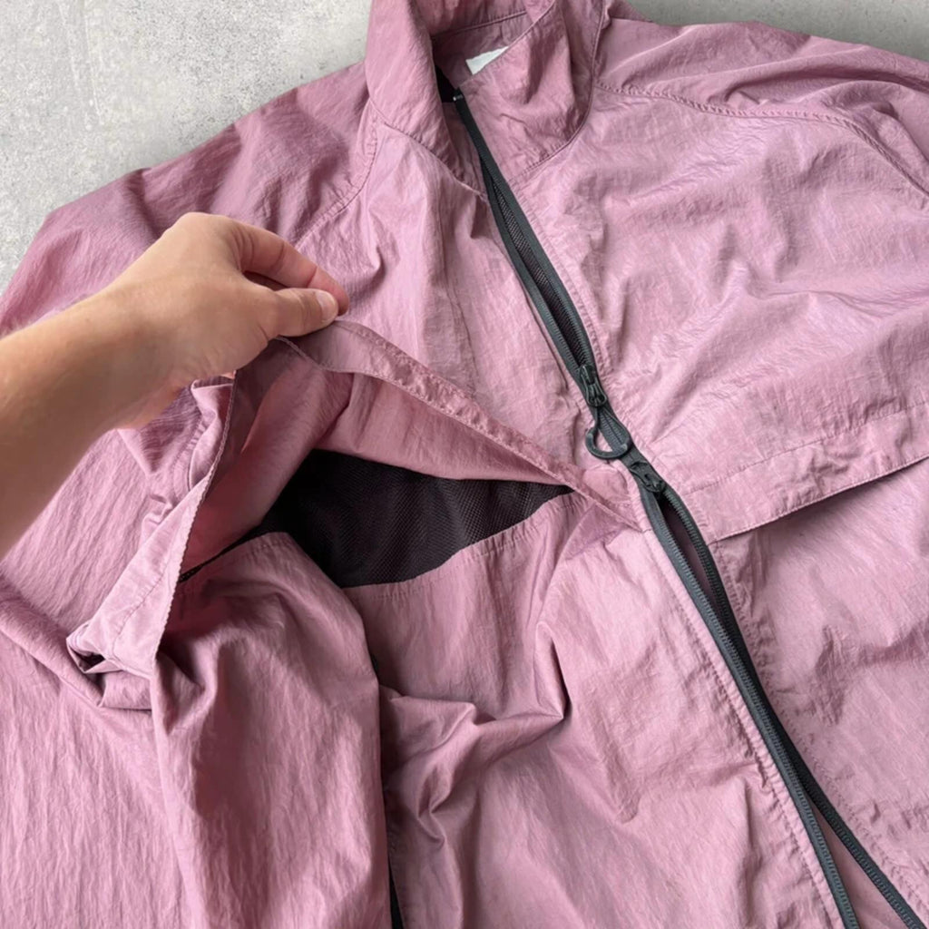 Uniform Bridge Nylon Track Jacket Rose L
