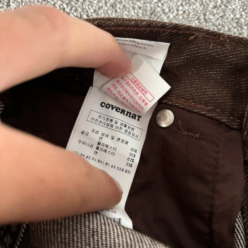 Covernat Carpenter Pant Brown W28