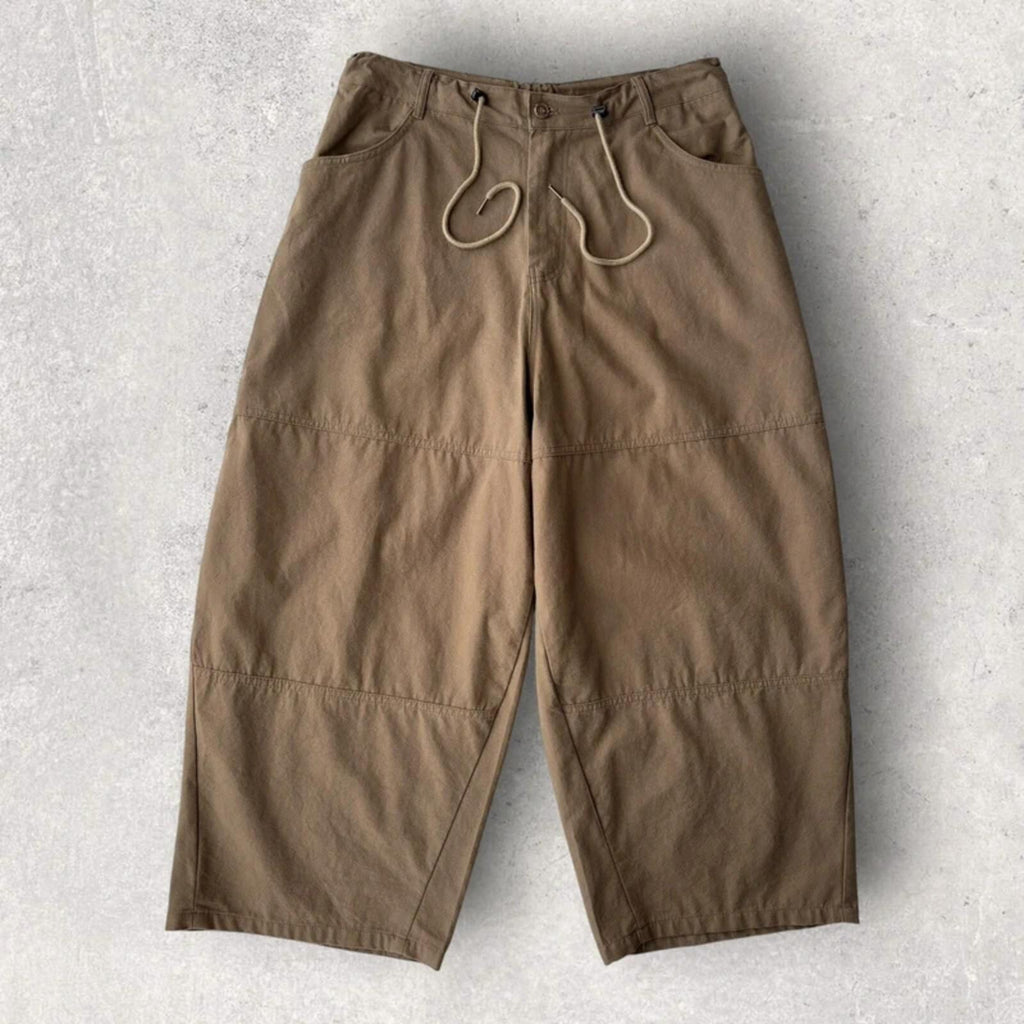 Korean Ultra Baggy Balloon Pant Brown L