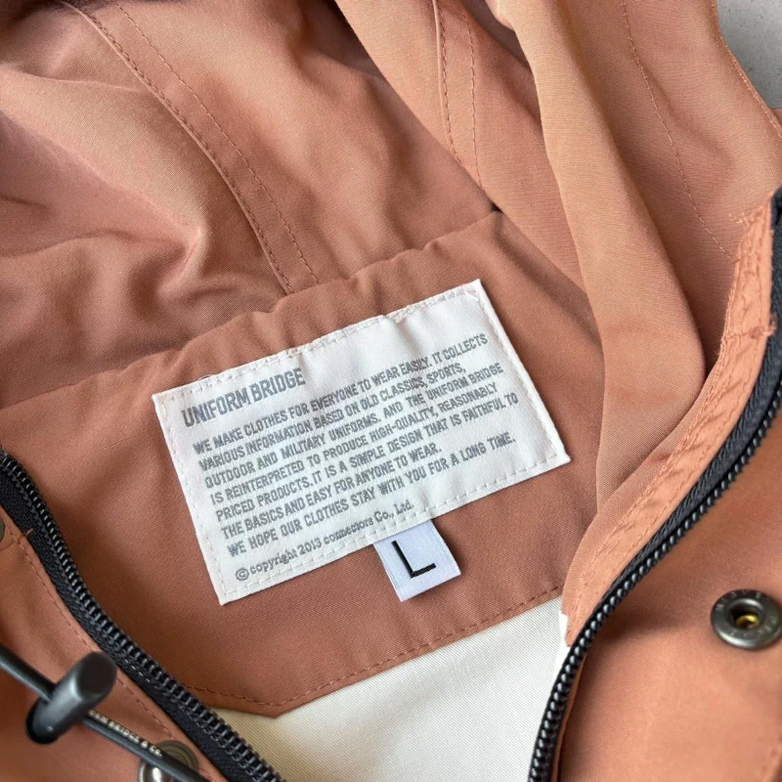 Uniform Bridge Smock Anorak Utility Jacket Brick L Techwear