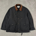 Uniform Bridge Cropped Button Jacket Black L