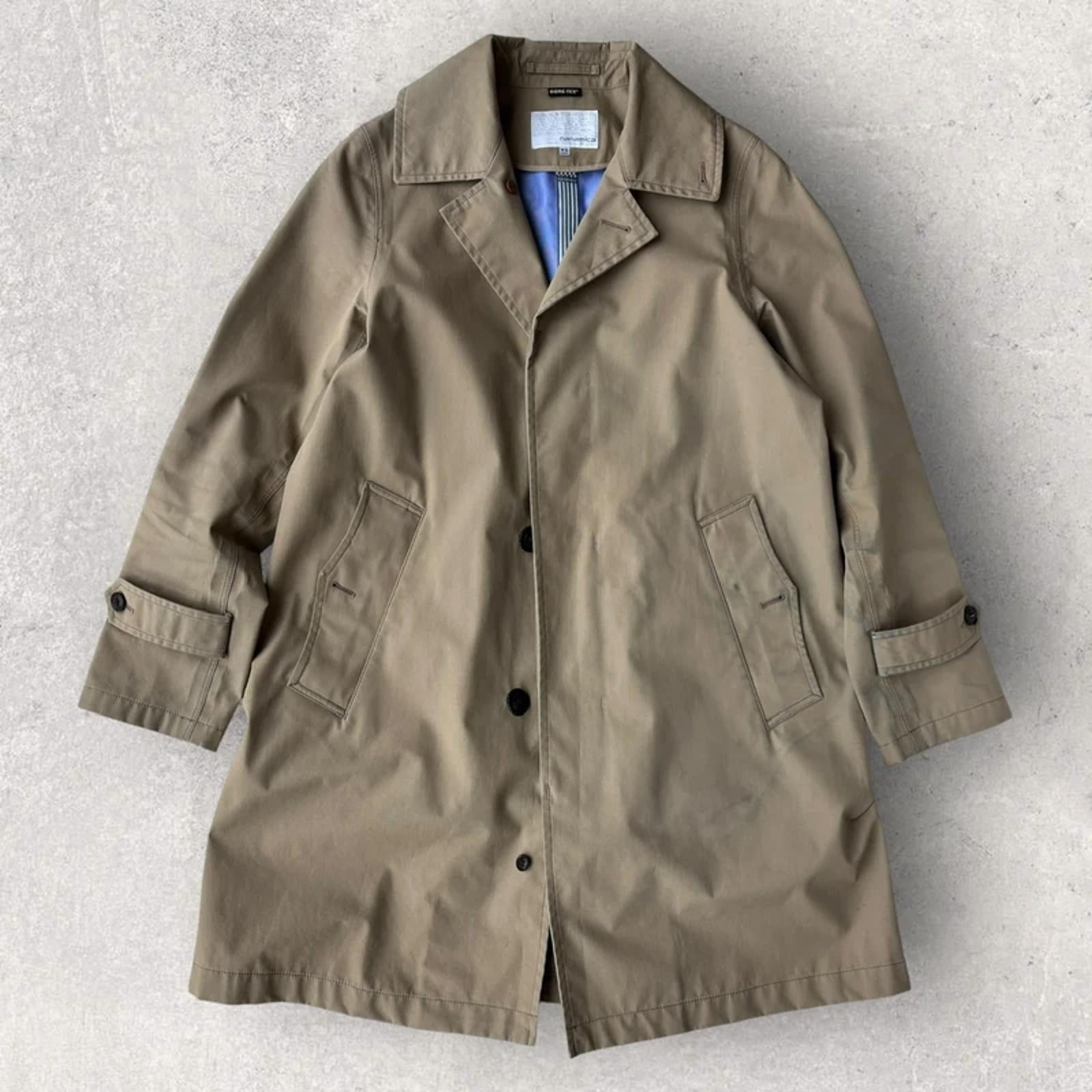 Nanamica Gore-Tex Overcoat Beige S Japan Techwear