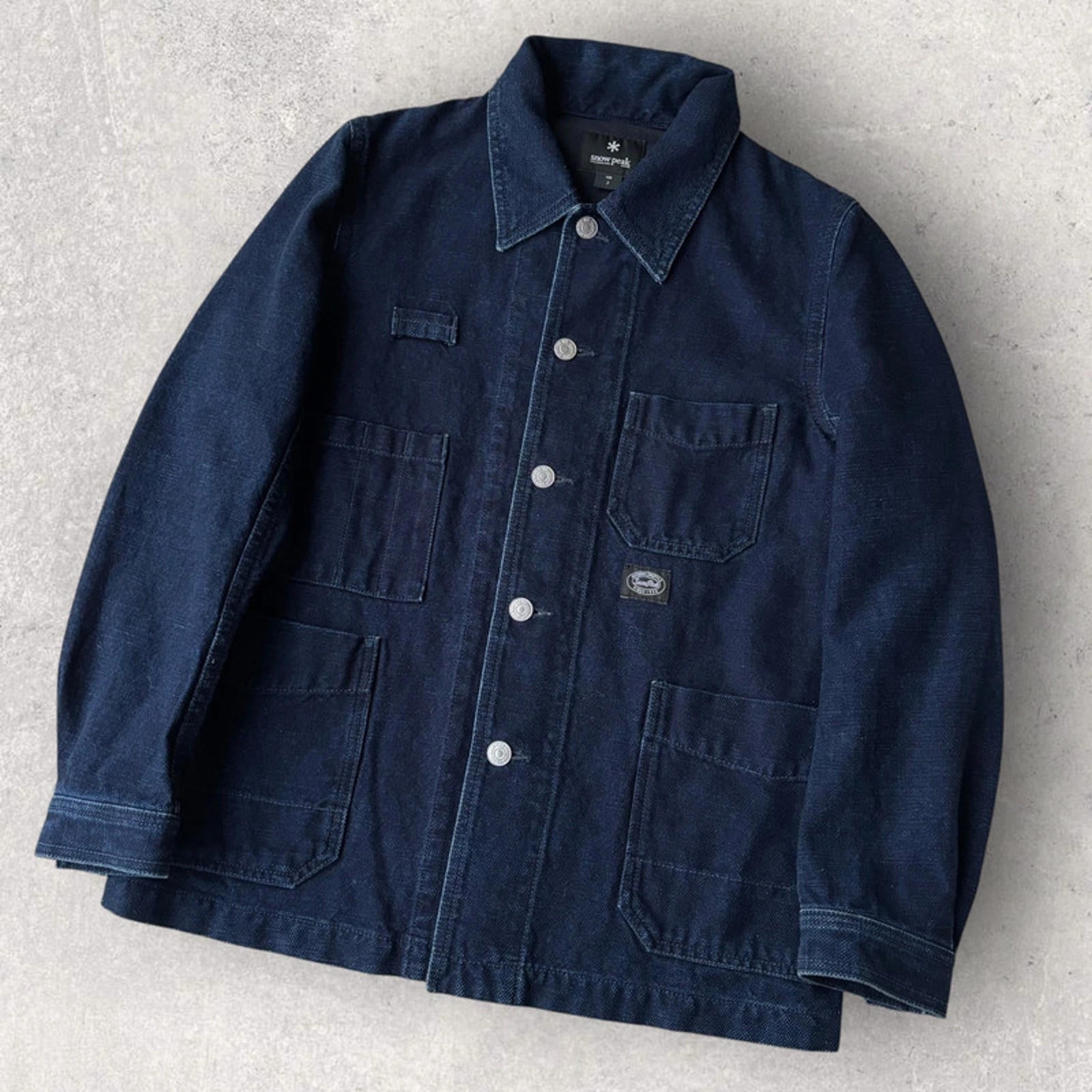 Snow Peak Indigo Denim Okayama Work Jacket S Japan import