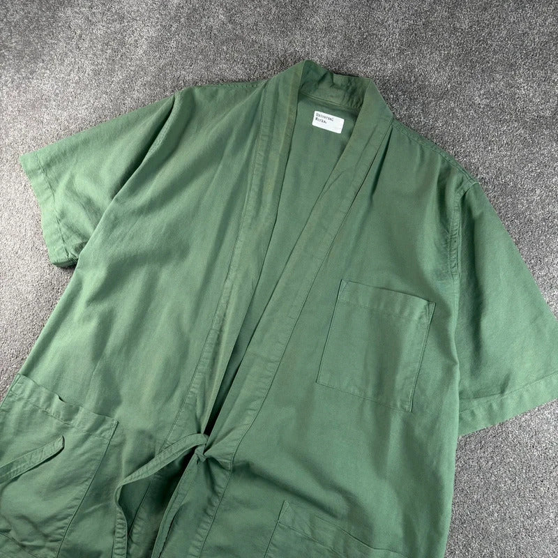Universal Works Kyoto Work Shirt Green S