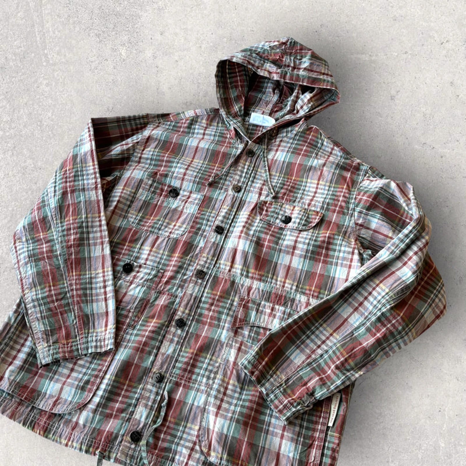 Hai Sporting Gear Vintage Issey Miyake Plaid Windbreaker M