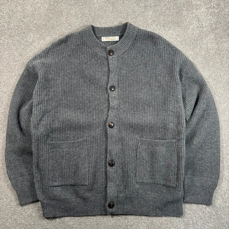 Frizmworks Heavy Wool Cardigan Grey L