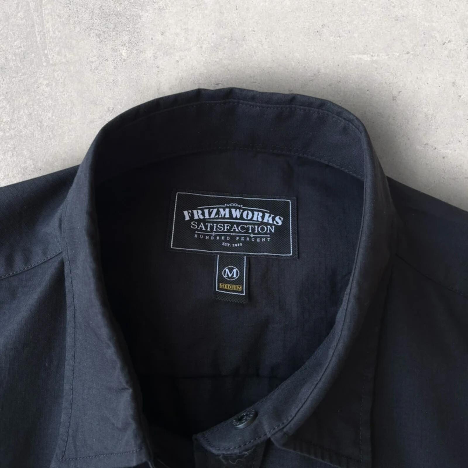 Frizmworks Ripstop Fishing Shirt Black M