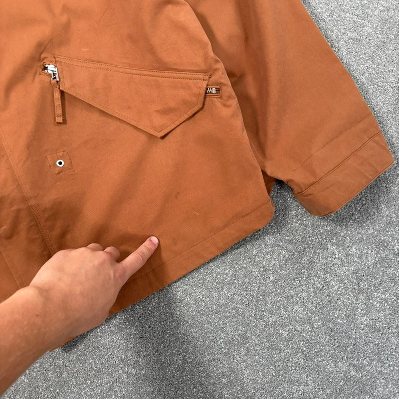 Uniform Bridge Cropped Field Jacket Brick XL