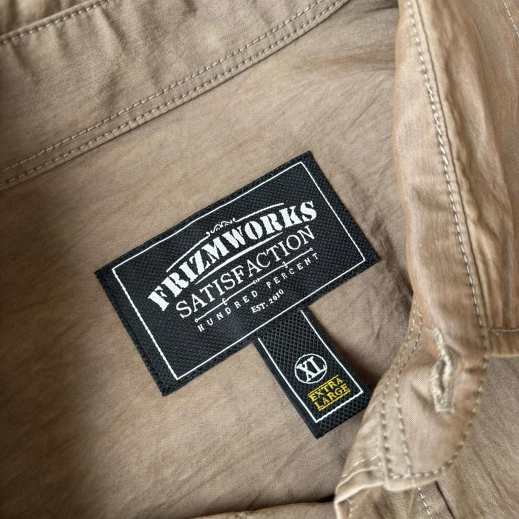 Frizmworks Nylon Double Vent Shirt Brown XL